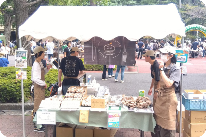 地域のマルシェイベントへの参加